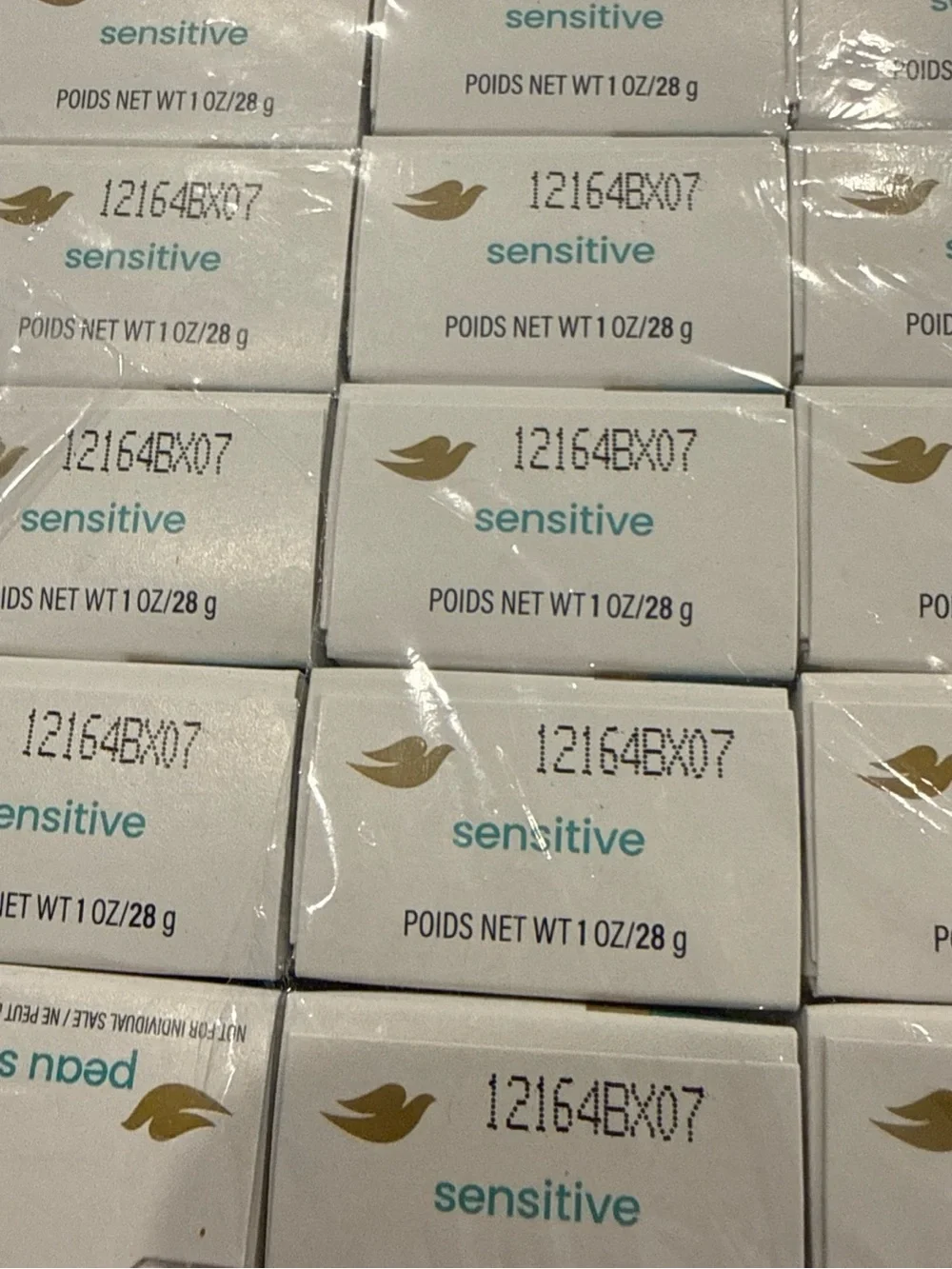 30 Pack 25 Grams Dove Cream Beauty Bar Travel Size Soap .88 Oz